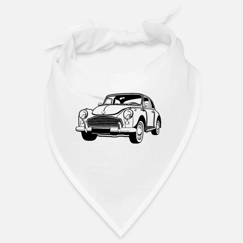 Morris Minor Oldtimer - Bandana - Weiß
