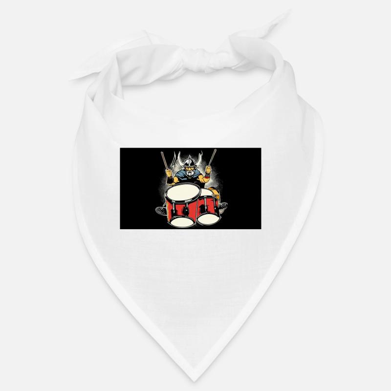 Wikinger-Batterie - Bandana - Weiß