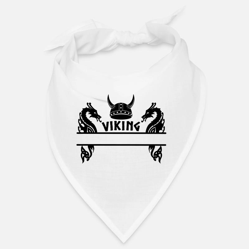 Namensschild des Wikingerdrachenhelms Bandana