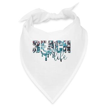 Dubrovnik kroatien hrvatska zrce beach party exyu - Bandana - Weiß - Vorne