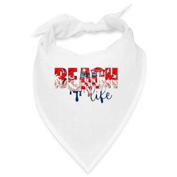 Dubrovnik kroatien hrvatska zrce beach party exyu - Bandana - Weiß - Vorne