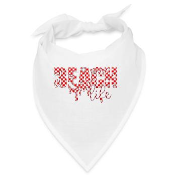 Dubrovnik kroatien hrvatska zrce beach party exyu - Bandana - Weiß - Vorne