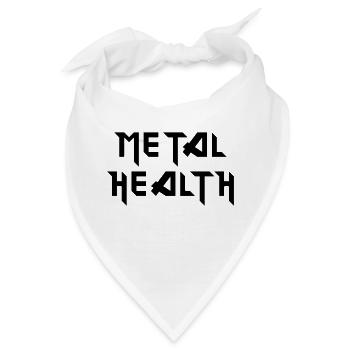 Metal Health - Bandana - Weiß - Vorne