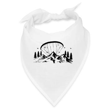 Schwerelose Leidenschaft: Genussvolles Paragliding - Bandana - Weiß - Vorne