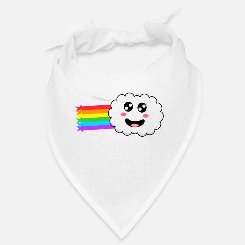 Wolke mit Regenbogen im Schlepptau Bandana
