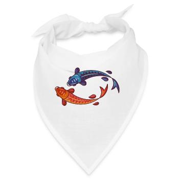 Meerestiere - Bandana - Weiß - Vorne