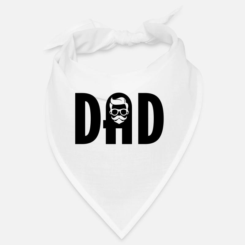 Dad Font Icon Logo Bandana