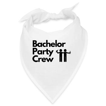 Bachelor Party Crew - Bandana - Weiß - Vorne