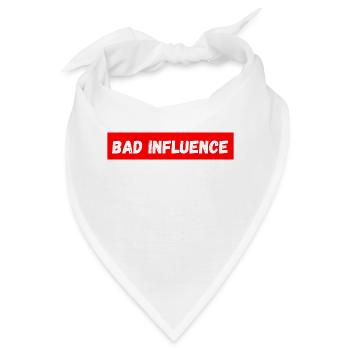 Schlechter Einfluss - Bandana - Weiß - Vorne