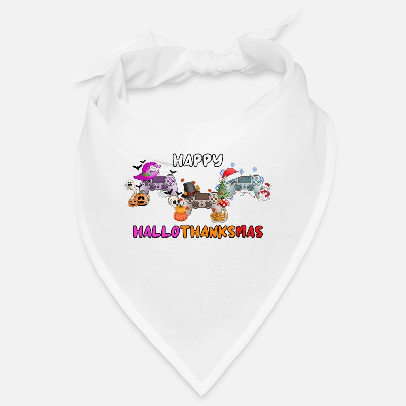 Happy Hallothankmas Game Controller Bandana