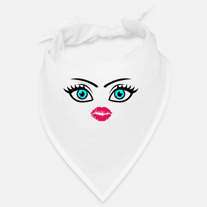 kiss face Bandana