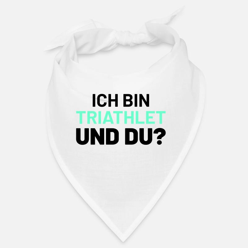 ich bin triathlet und du Bandana