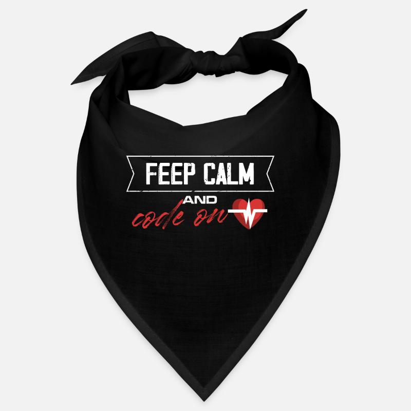 Restez calme et codez Bandana