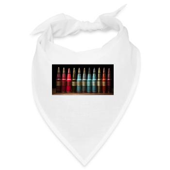 Farb Patronen - Bandana - Weiß - Vorne