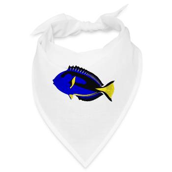 paletten doktorfisch aquarium fisch - Bandana - Weiß - Vorne