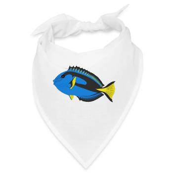 paletten doktorfisch aquarium fisch - Bandana - Weiß - Vorne