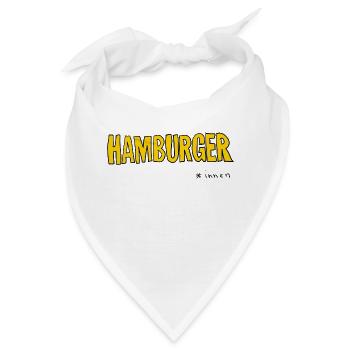 Hamburger*innen - Bandana - Weiß - Vorne
