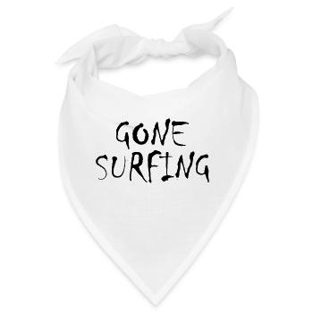 Surfing Surfboard Surfer Wassersport - Bandana - Weiß - Vorne