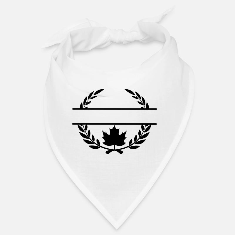 Couronne de laurier feuille d’érable du Canada Bandana