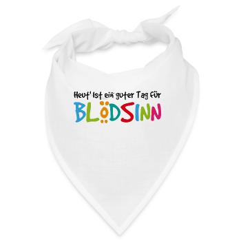 Blödsinn - Bandana - Weiß - Vorne
