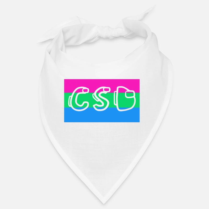 Polysexual Pride Flag CSD Bandana
