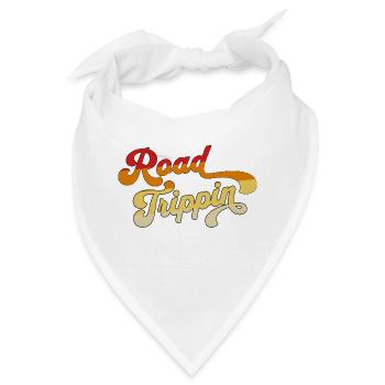 Road Trippin Retro Style - Bandana - Weiß - Vorne
