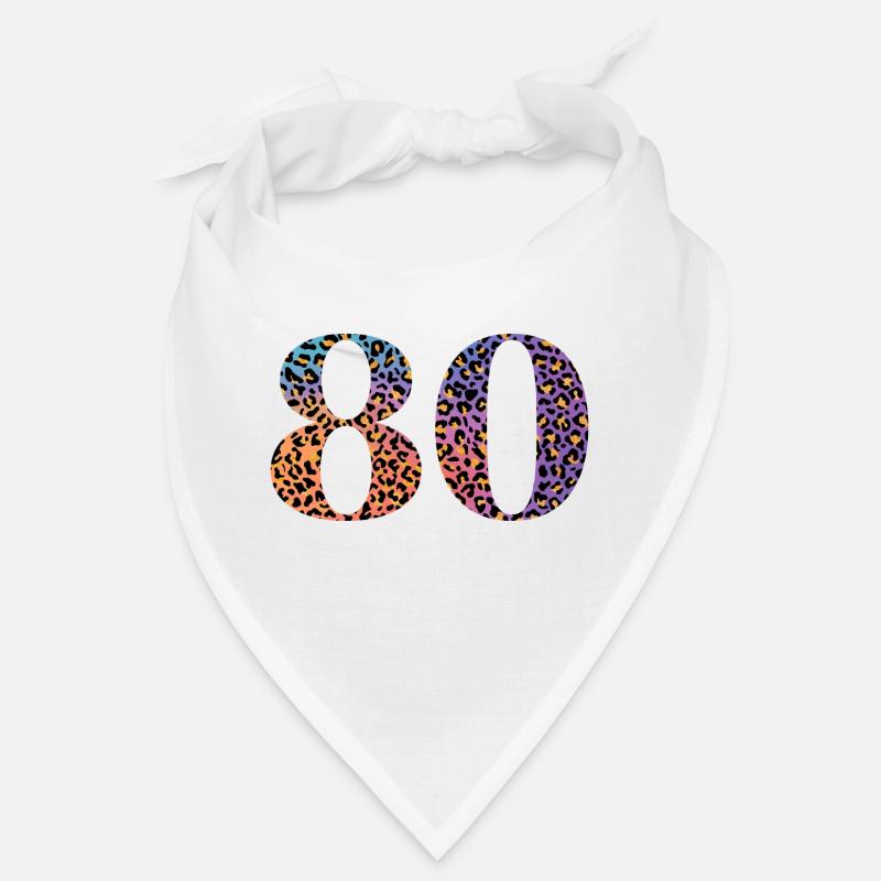 80e anniversaire léopard Bandana