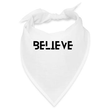 Believe - Bandana - Weiß - Vorne