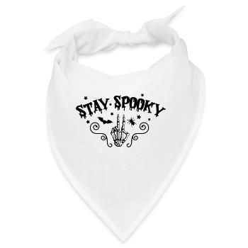 stay spooky - Bandana - Weiß - Vorne