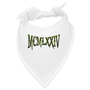 MCMLXXIV 1974 50. Geburtstag B-Day Geburtstagsgeschenk - Bandana - Weiß - Vorne