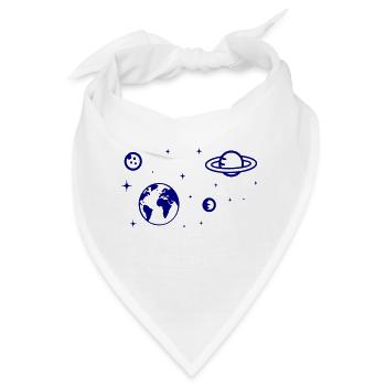 universum - Bandana - Weiß - Vorne