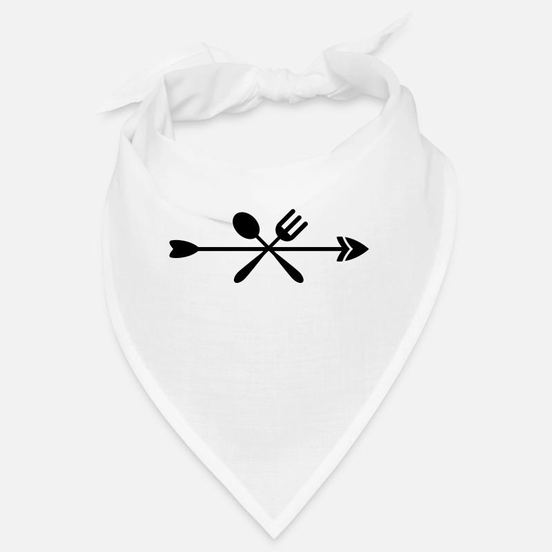 Icône cuisiner et manger Bandana