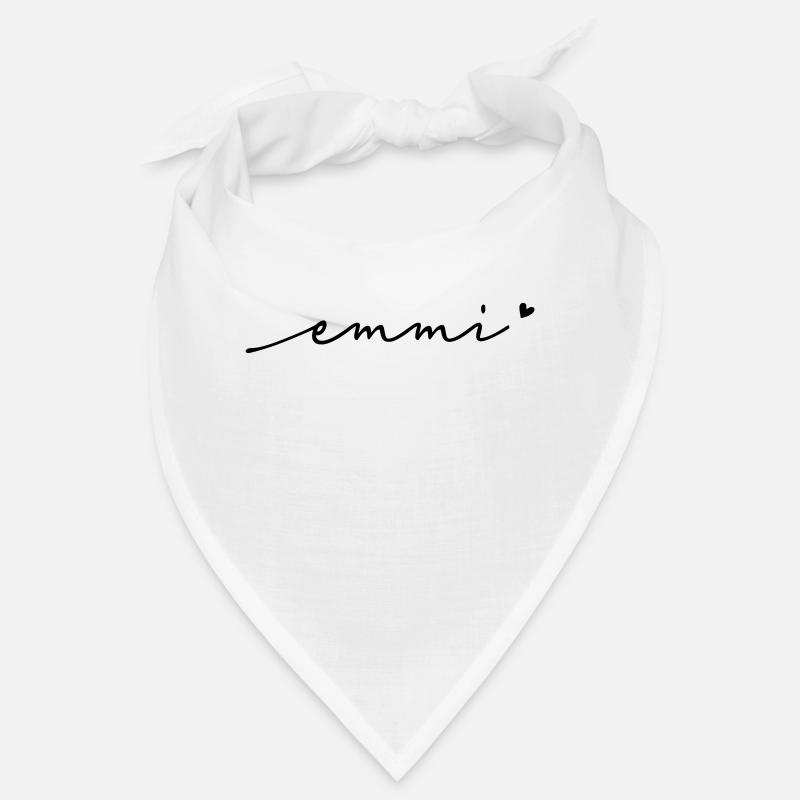 Emmi Schreibschrift Name Bandana