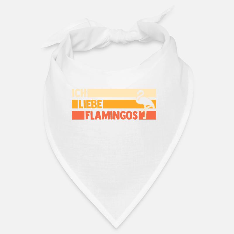 Ich liebe Flamingos Bandana