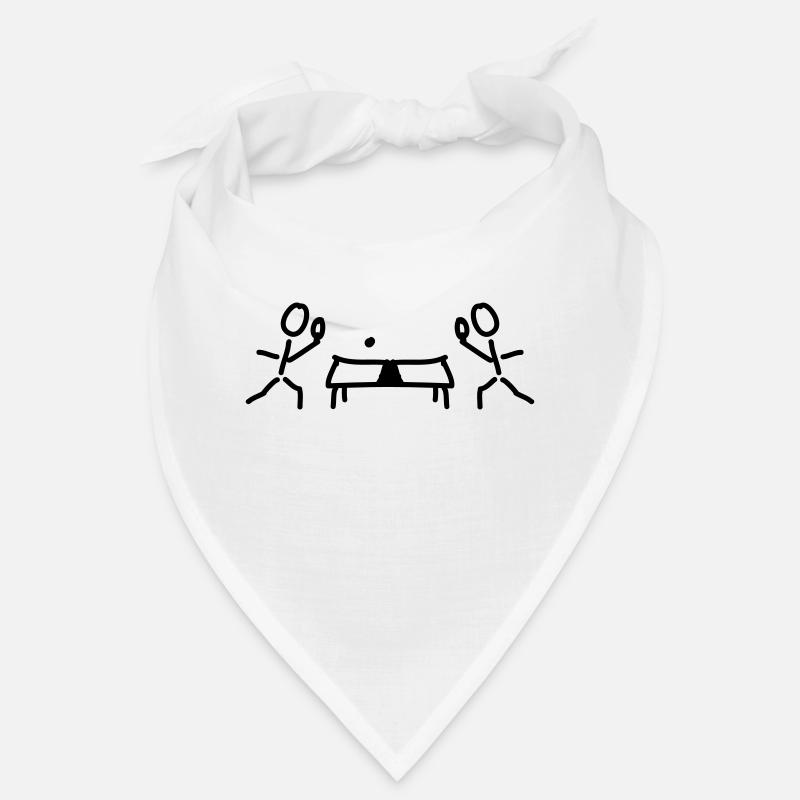 Table de ping-pong et raquettes Bandana