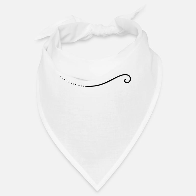 Schnörkel Linie Bandana