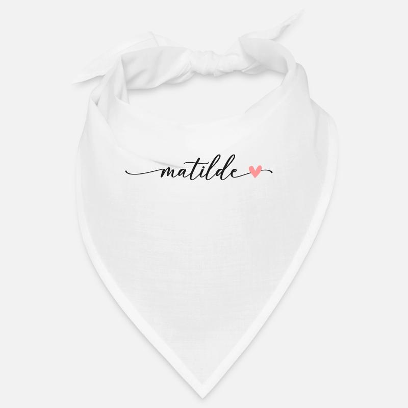 Matilde nom calligraphie Script Bandana