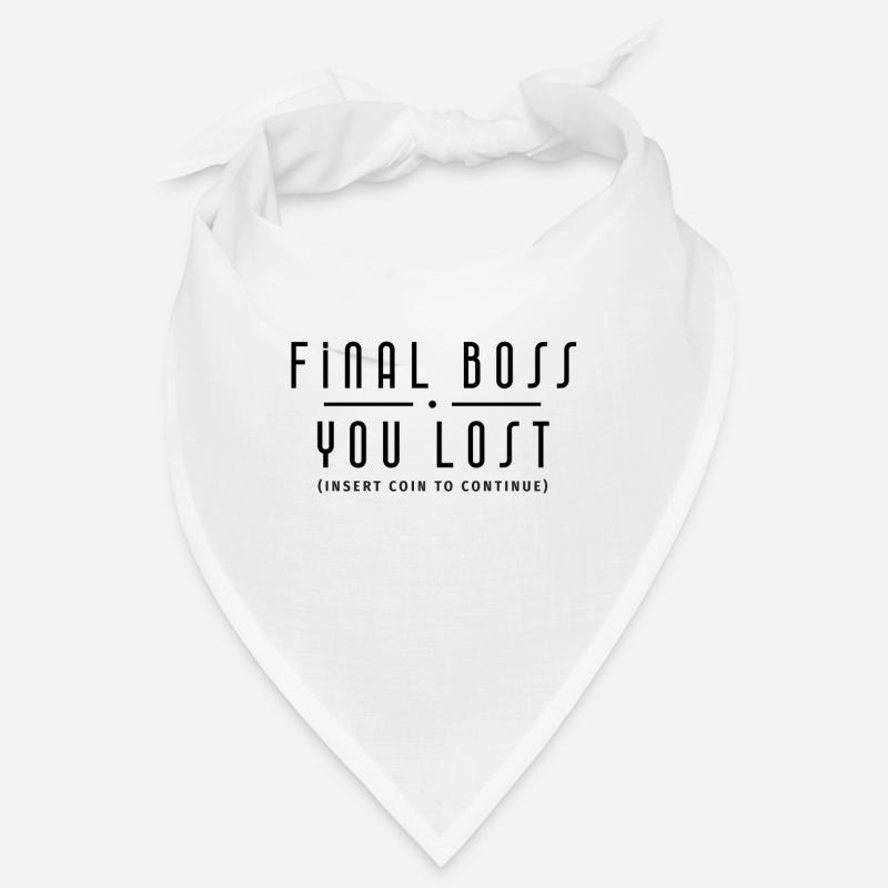 Final Endgegner schwarz Gamer Version Bandana