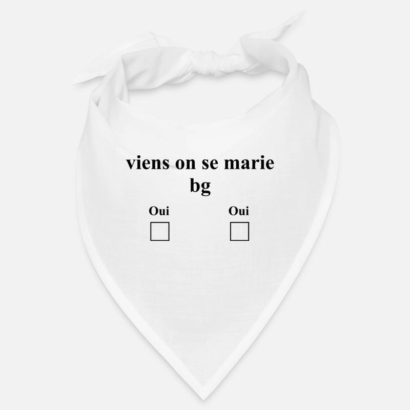 Come on, let's get married, handsome guy Bandana