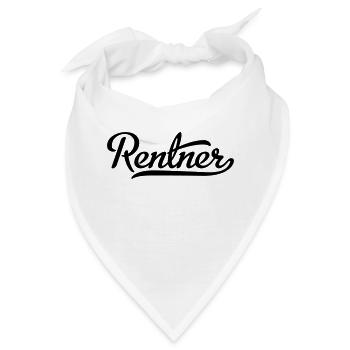 Rentner - Bandana - Weiß - Vorne