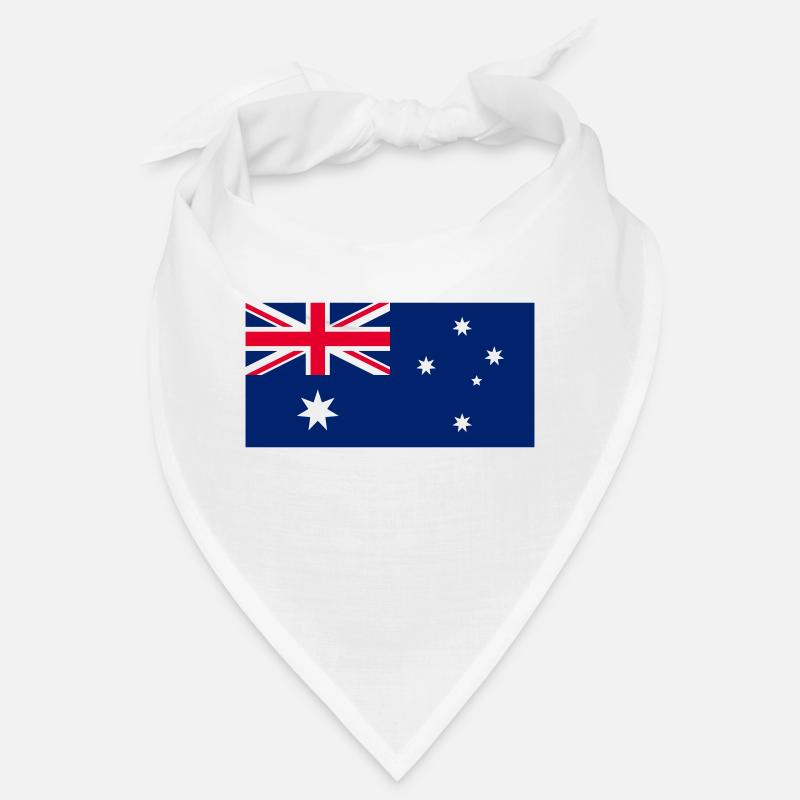Australian Flag / Drapeau Australie - Bandana - blanc