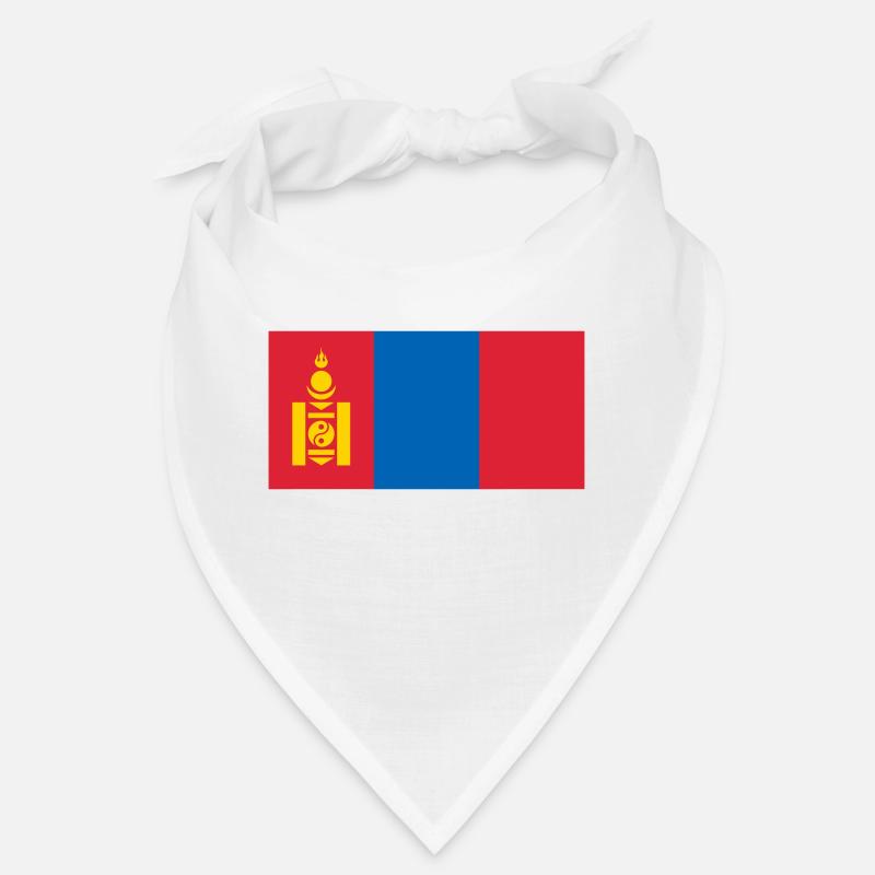 Mongolia flag / Drapeau Mongolie Bandana
