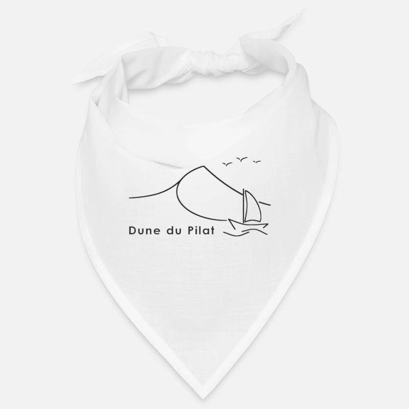 dune du pilat - Bandana - blanc