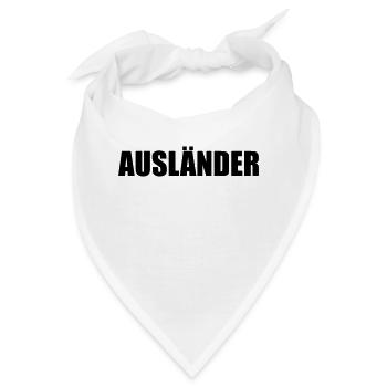 AUSLÄNDER - Bandana - Weiß - Vorne