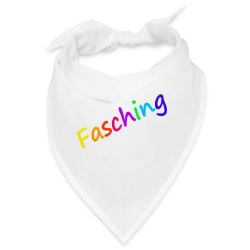 Fasching - Bandana - Weiß - Vorne