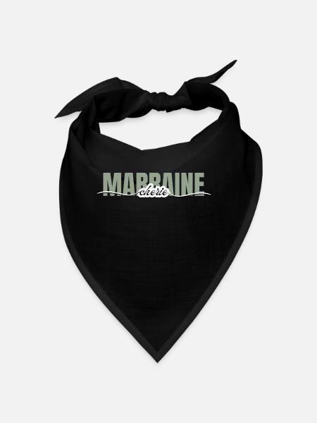 Dear Godmother - Godmother Gift - Bandana - black - Front