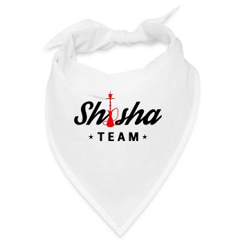 shisha team 2 - Bandana - Weiß - Vorne