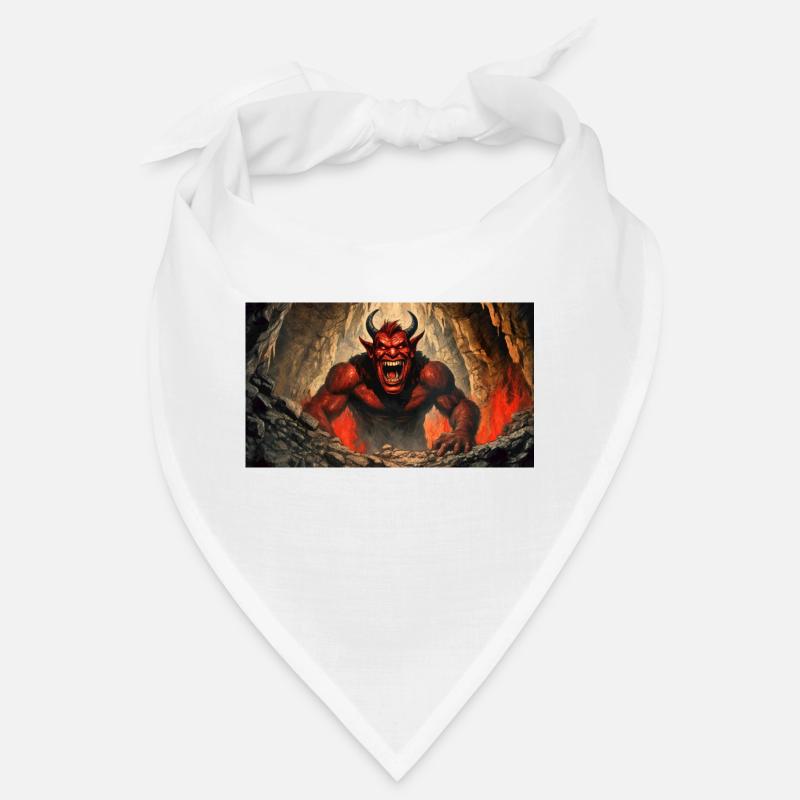 devil evil laugh smile monster dark horror scary Bandana