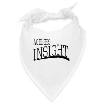 jokes mindset quotes knowledge and wisdom mindset - Bandana - Weiß - Vorne