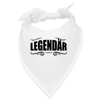 legendär - Bandana - Weiß - Vorne